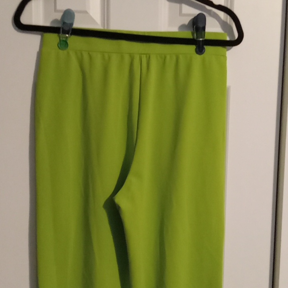 Women's Lime Green Joggers - Picture 5 of 7
